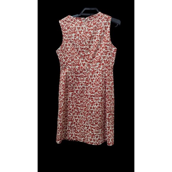 Banana Republic Dresses & Skirts - Banana Republic Petite Dress Size 4P orange White Floral Sleeveless
